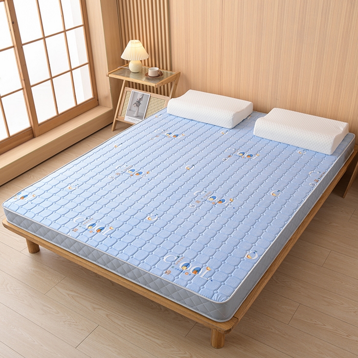 91家纺网 家纺一手货源 找家纺 美克家居 2025新款立体不塌陷高弹纤维记忆海绵三明治床垫学生床垫 立体楼兰