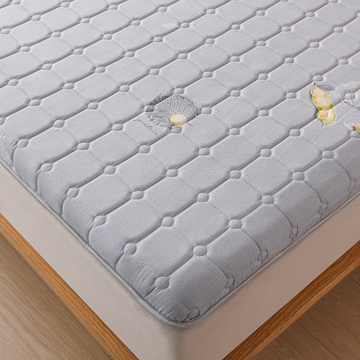 91家纺网 家纺一手货源 找家纺 美克家居 2025新款水洗棉抗压纤维棉科技床垫学生床垫 单豆灰