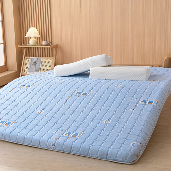 91家纺网 家纺一手货源 找家纺 美克家居 2025新款水洗棉抗压纤维棉科技床垫学生床垫 单楼兰