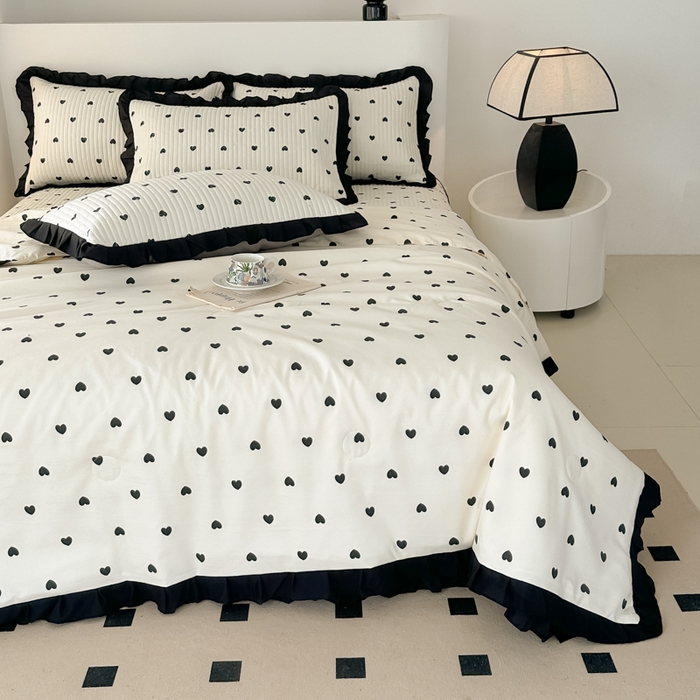 91家纺网 家纺一手货源 找家纺 （总）同田家纺 2025新款A类水洗棉床盖夏被四件套