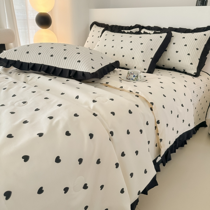 91家纺网 家纺一手货源 找家纺 （总）同田家纺 2025新款A类水洗棉床盖夏被四件套