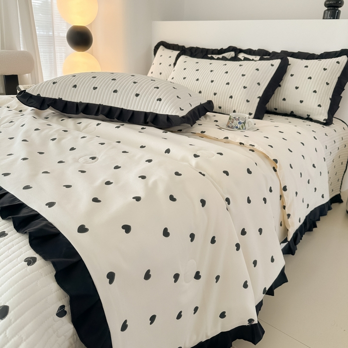 91家纺网 家纺一手货源 找家纺 （总）同田家纺 2025新款A类水洗棉床盖夏被四件套