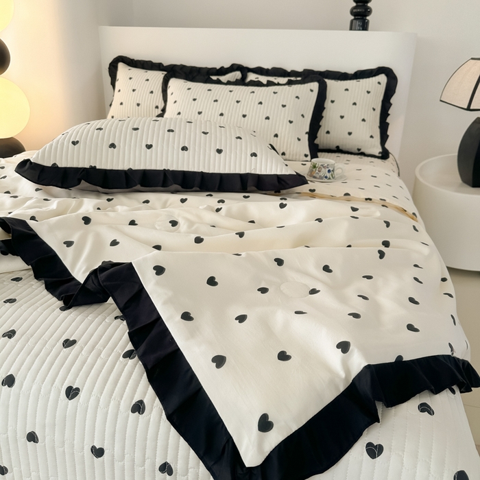 91家纺网 家纺一手货源 找家纺 （总）同田家纺 2025新款A类水洗棉床盖夏被四件套