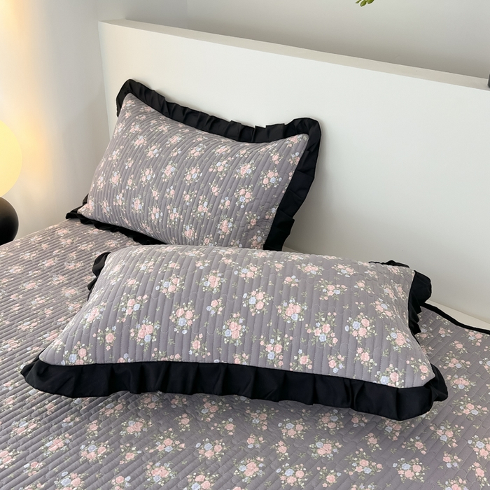 91家纺网 家纺一手货源 找家纺 同田家纺 2025新款A类水洗棉床盖夏被四件套 繁花