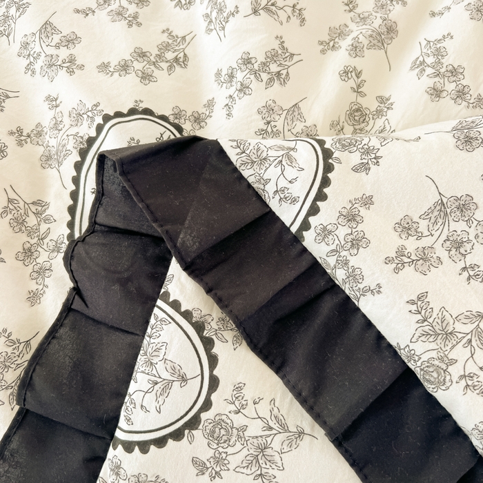 91家纺网 家纺一手货源 找家纺 同田家纺 2025新款A类水洗棉床盖夏被四件套 花香