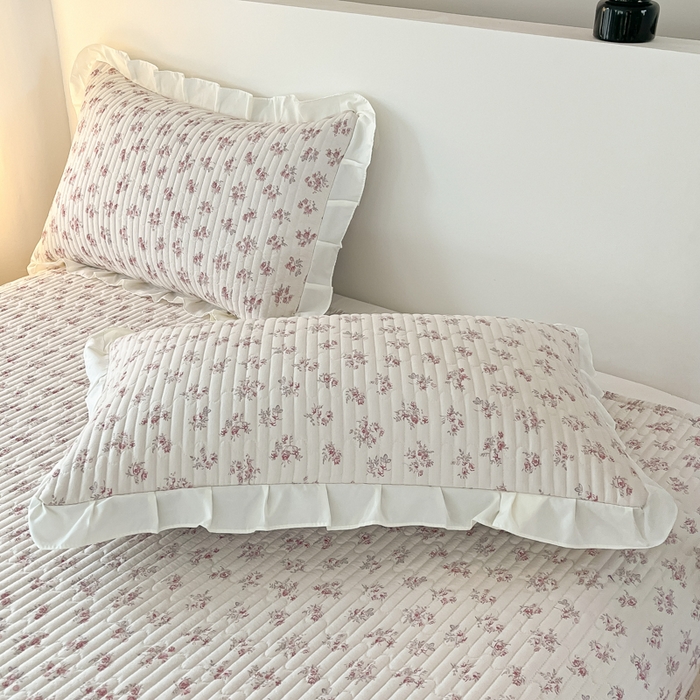 91家纺网 家纺一手货源 找家纺 同田家纺 2025新款A类水洗棉床盖夏被四件套 奶白