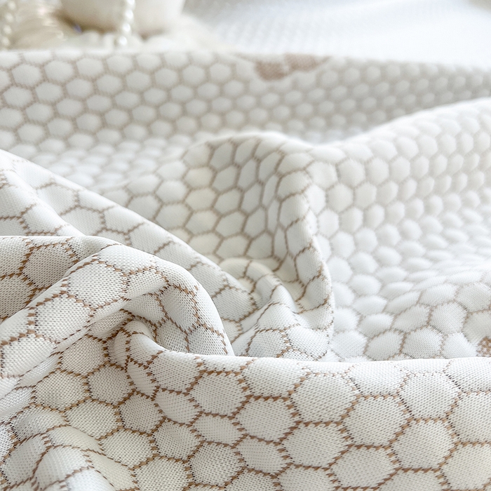 91家纺网 家纺一手货源 找家纺 网红馆（ck家纺）  2025新款简单爱 豆豆床盖三件套 卡皮咖