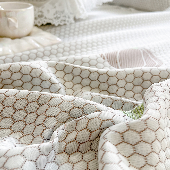 91家纺网 家纺一手货源 找家纺 网红馆（ck家纺）  2025新款简单爱 豆豆床盖三件套 南瓜