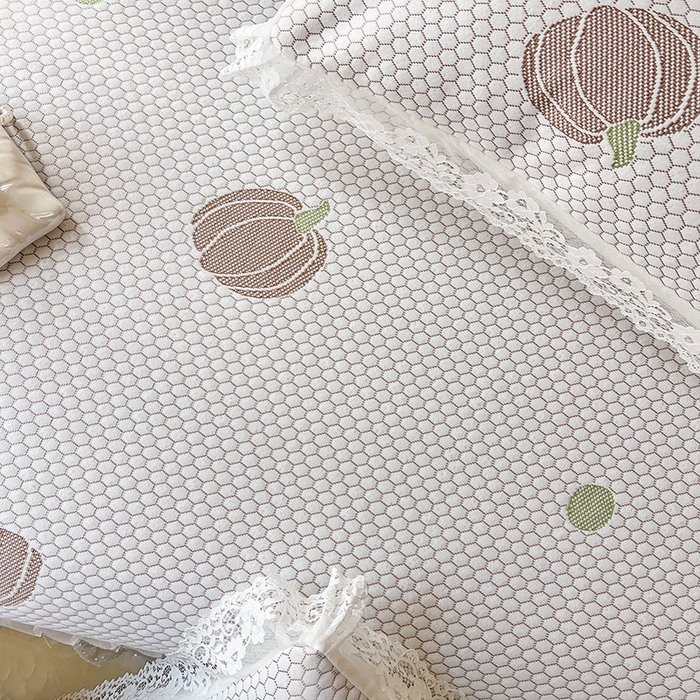 91家纺网 家纺一手货源 找家纺 网红馆（ck家纺）  2025新款简单爱 豆豆床盖三件套 南瓜