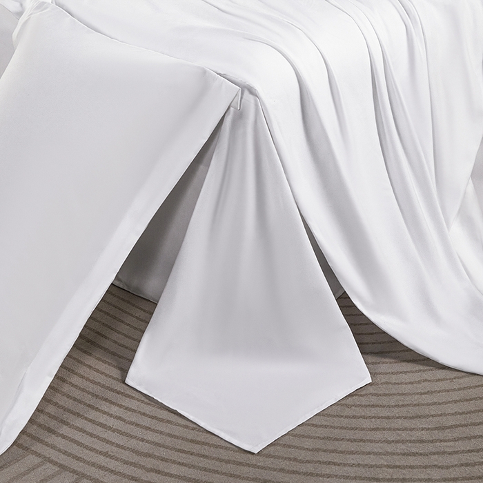 91家纺网 家纺一手货源 找家纺 （总） 2025年酒店布草 磨毛高仿棉星级酒店宾馆民宿磨毛纯白三件套四件套105克平纹款