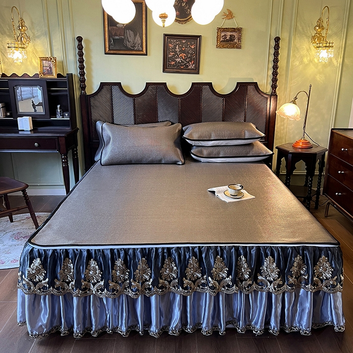 91家纺网 家纺一手货源 找家纺 （总）网红馆2025新款夏日记忆 藤席（裙边可脱卸）卖价不得低于185元