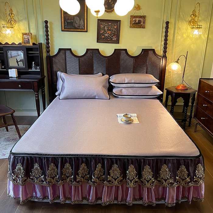 91家纺网 家纺一手货源 找家纺 （总）网红馆2025新款夏日记忆 藤席（裙边可脱卸）卖价不得低于185元