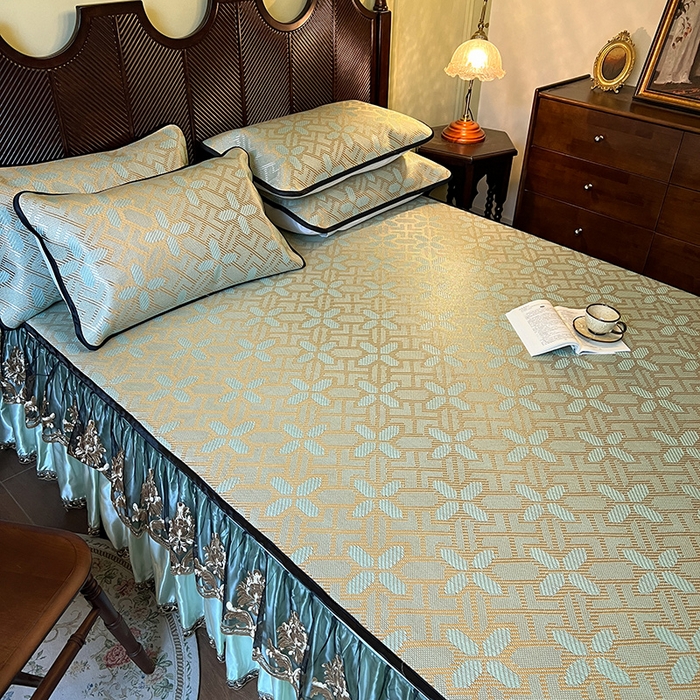 91家纺网 家纺一手货源 找家纺 网红馆2025新款夏日记忆 藤席（裙边可脱卸）卖价不得低于185元 艾绿