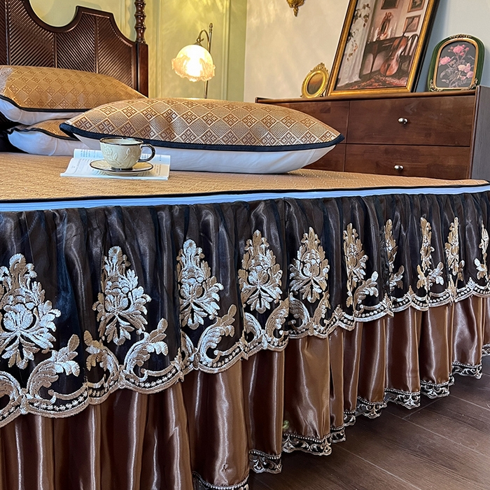 91家纺网 家纺一手货源 找家纺 网红馆2025新款夏日记忆 藤席（裙边可脱卸）卖价不得低于185元 茶色