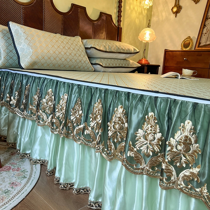 91家纺网 家纺一手货源 找家纺 网红馆2025新款夏日记忆 藤席（裙边可脱卸）卖价不得低于185元 豆青