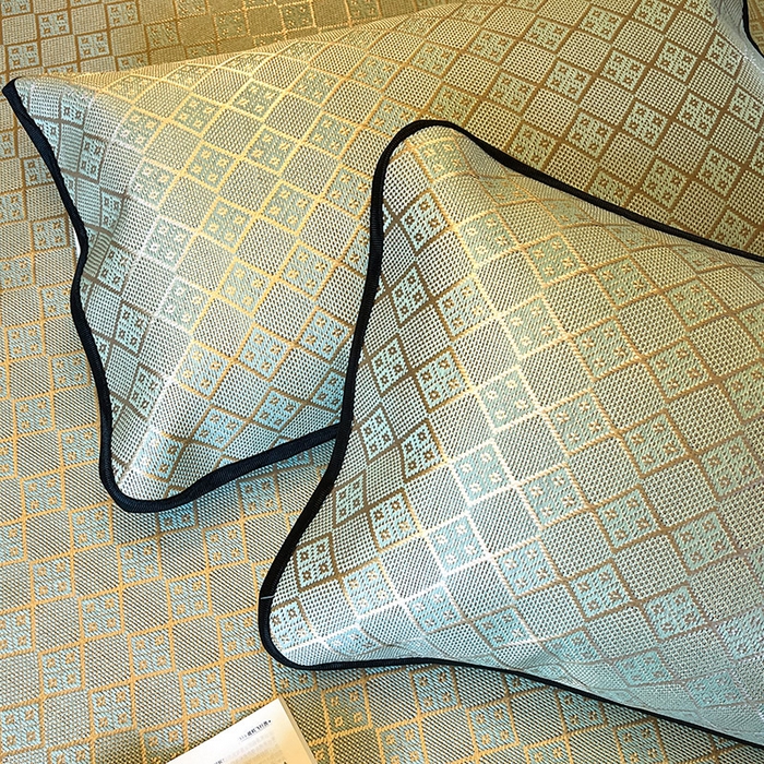 91家纺网 家纺一手货源 找家纺 网红馆2025新款夏日记忆 藤席（裙边可脱卸）卖价不得低于185元 豆青