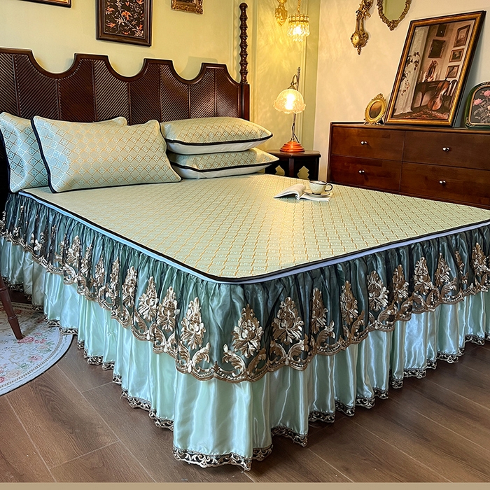 91家纺网 家纺一手货源 找家纺 网红馆2025新款夏日记忆 藤席（裙边可脱卸）卖价不得低于185元 豆青