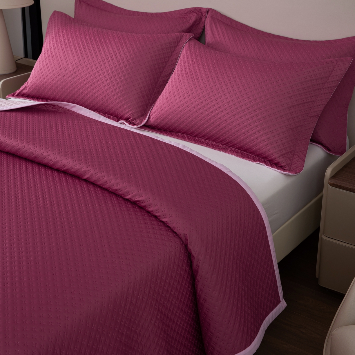 91家纺网 家纺一手货源 找家纺 （总）暖居家居 2025新款凉感丝床单四件套