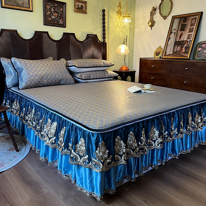 91家纺网 家纺一手货源 找家纺 网红馆2025新款夏日记忆 藤席（裙边可脱卸）卖价不得低于185元 花青