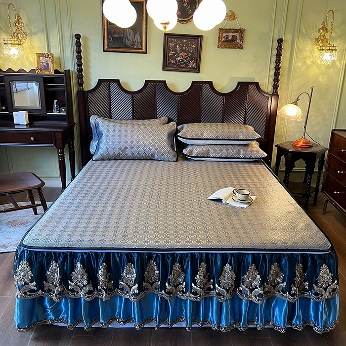 网红馆2025新款夏日记忆 藤席（裙边可脱卸）卖价不得低于185元 花青