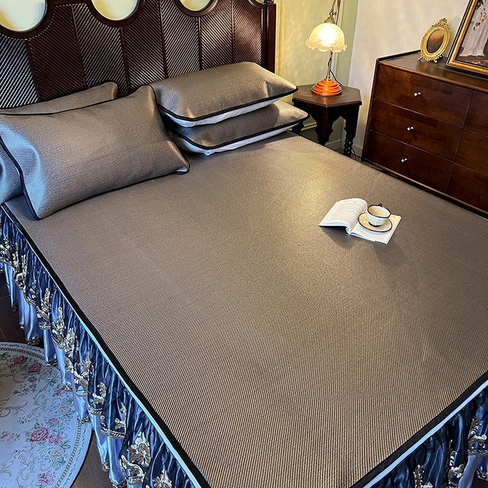 91家纺网 家纺一手货源 找家纺 网红馆2025新款夏日记忆 藤席（裙边可脱卸）卖价不得低于185元 灰咖