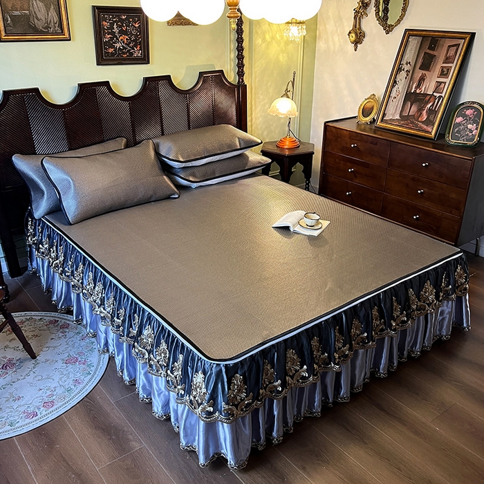 91家纺网 家纺一手货源 找家纺 网红馆2025新款夏日记忆 藤席（裙边可脱卸）卖价不得低于185元 灰咖