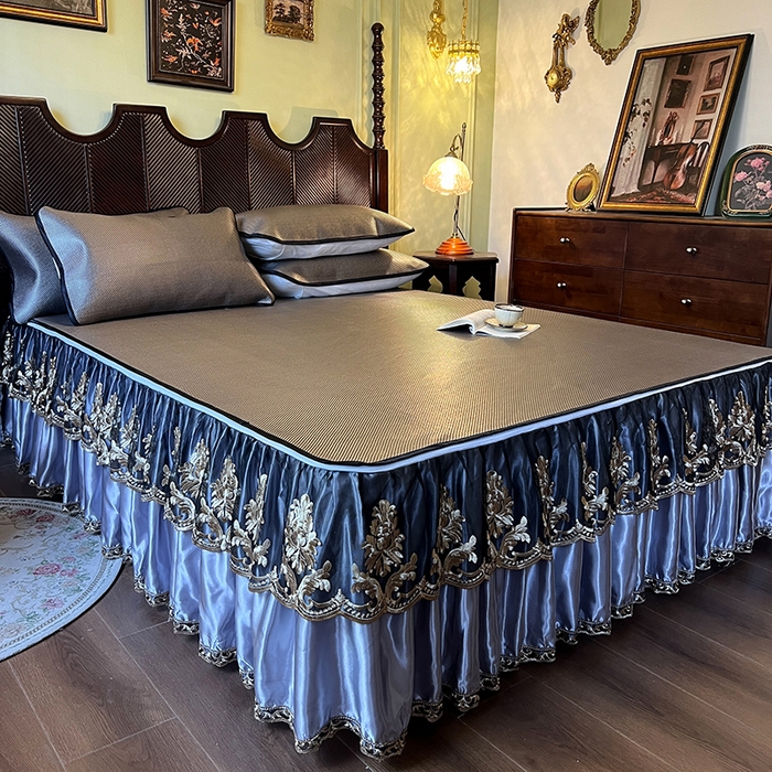 91家纺网 家纺一手货源 找家纺 网红馆2025新款夏日记忆 藤席（裙边可脱卸）卖价不得低于185元 灰咖