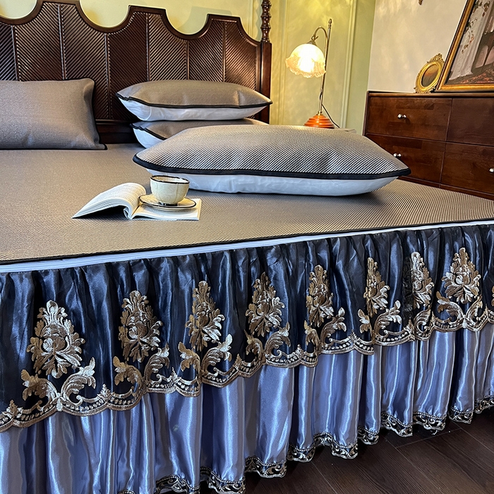 91家纺网 家纺一手货源 找家纺 网红馆2025新款夏日记忆 藤席（裙边可脱卸）卖价不得低于185元 灰咖