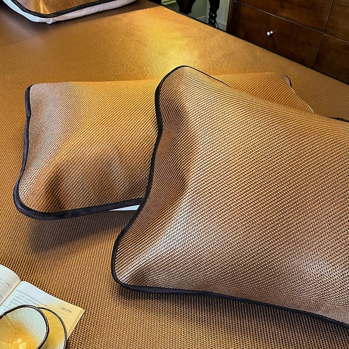 91家纺网 家纺一手货源 找家纺 网红馆2025新款夏日记忆 藤席（裙边可脱卸）卖价不得低于185元 栗棕