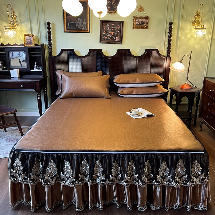 网红馆2025新款夏日记忆 藤席（裙边可脱卸）卖价不得低于185元 栗棕