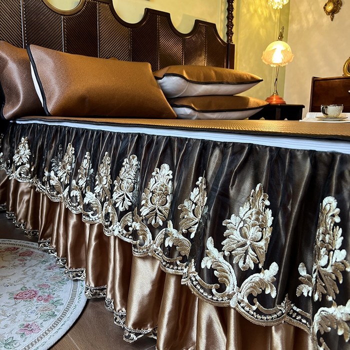 91家纺网 家纺一手货源 找家纺 网红馆2025新款夏日记忆 藤席（裙边可脱卸）卖价不得低于185元 栗棕