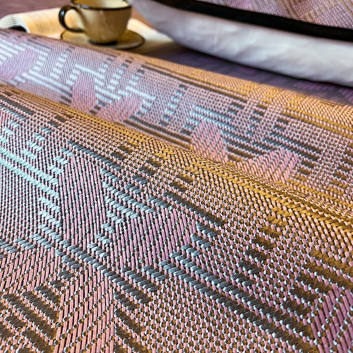 91家纺网 家纺一手货源 找家纺 网红馆2025新款夏日记忆 藤席（裙边可脱卸）卖价不得低于185元 莲红