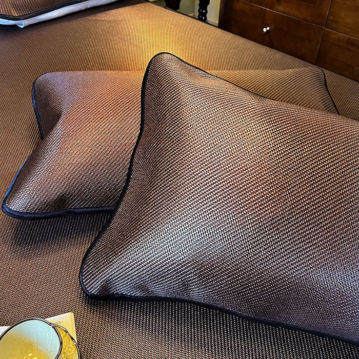 91家纺网 家纺一手货源 找家纺 网红馆2025新款夏日记忆 藤席（裙边可脱卸）卖价不得低于185元 深咖