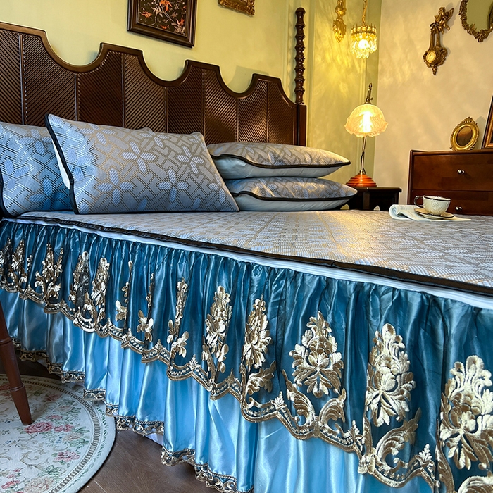 91家纺网 家纺一手货源 找家纺 网红馆2025新款夏日记忆 藤席（裙边可脱卸）卖价不得低于185元 雾清