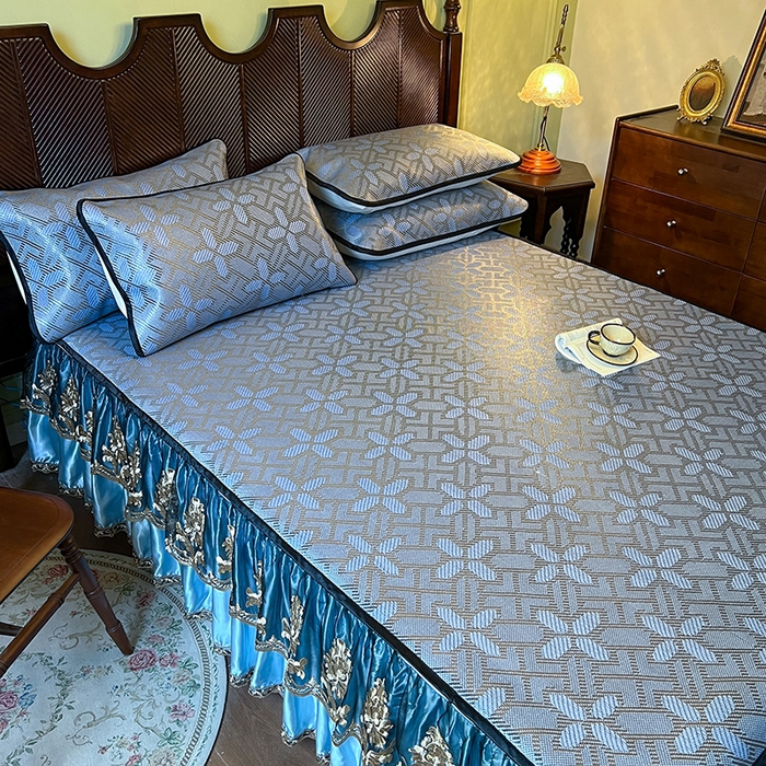 91家纺网 家纺一手货源 找家纺 网红馆2025新款夏日记忆 藤席（裙边可脱卸）卖价不得低于185元 雾清