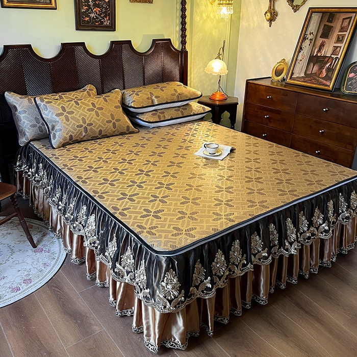 91家纺网 家纺一手货源 找家纺 网红馆2025新款夏日记忆 藤席（裙边可脱卸）卖价不得低于185元 夏巧