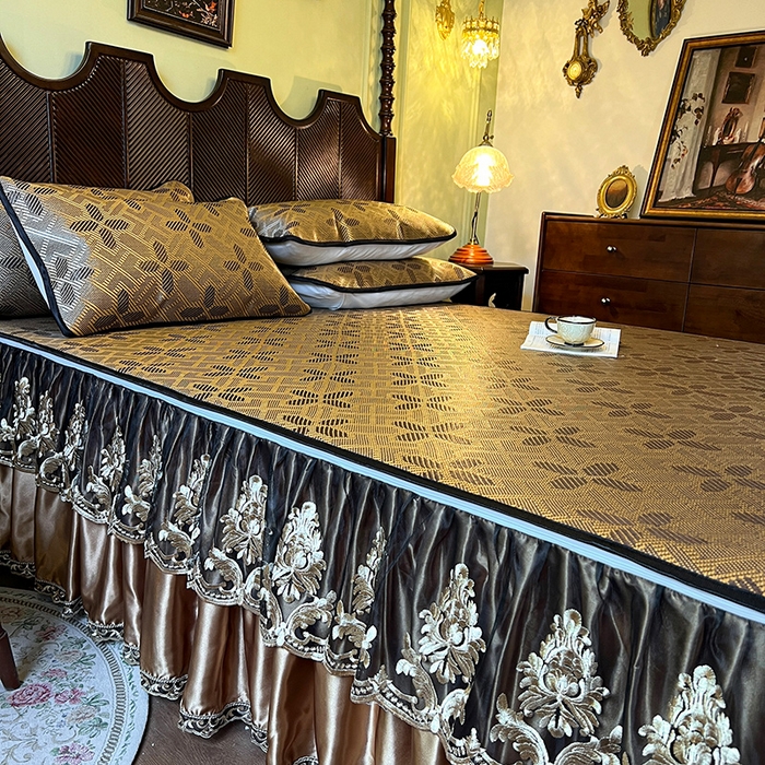 91家纺网 家纺一手货源 找家纺 网红馆2025新款夏日记忆 藤席（裙边可脱卸）卖价不得低于185元 夏巧