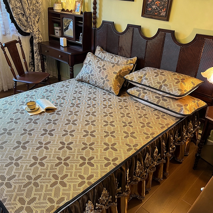 91家纺网 家纺一手货源 找家纺 网红馆2025新款夏日记忆 藤席（裙边可脱卸）卖价不得低于185元 夏巧