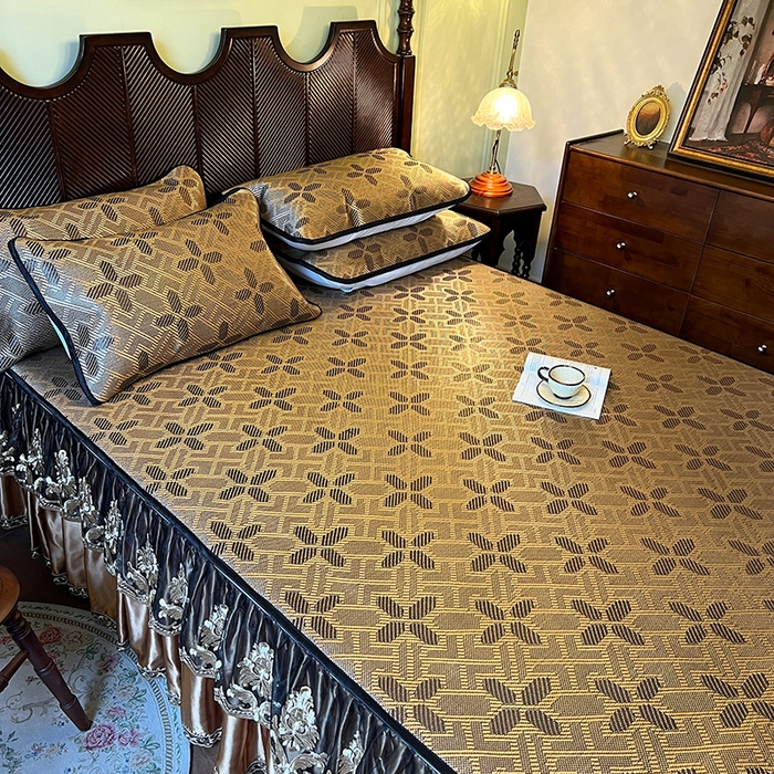 91家纺网 家纺一手货源 找家纺 网红馆2025新款夏日记忆 藤席（裙边可脱卸）卖价不得低于185元 夏巧