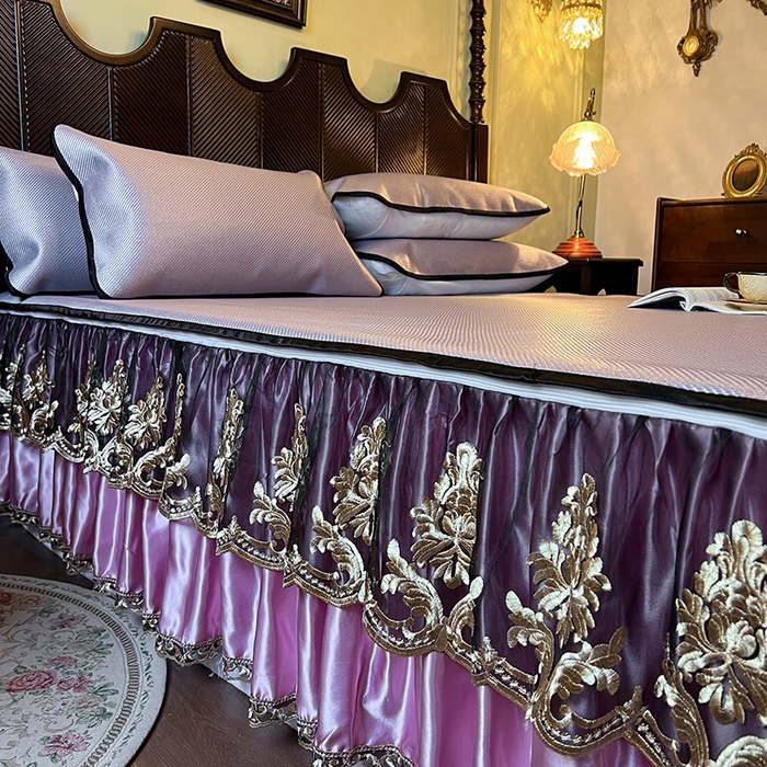 91家纺网 家纺一手货源 找家纺 网红馆2025新款夏日记忆 藤席（裙边可脱卸）卖价不得低于185元 烟粉