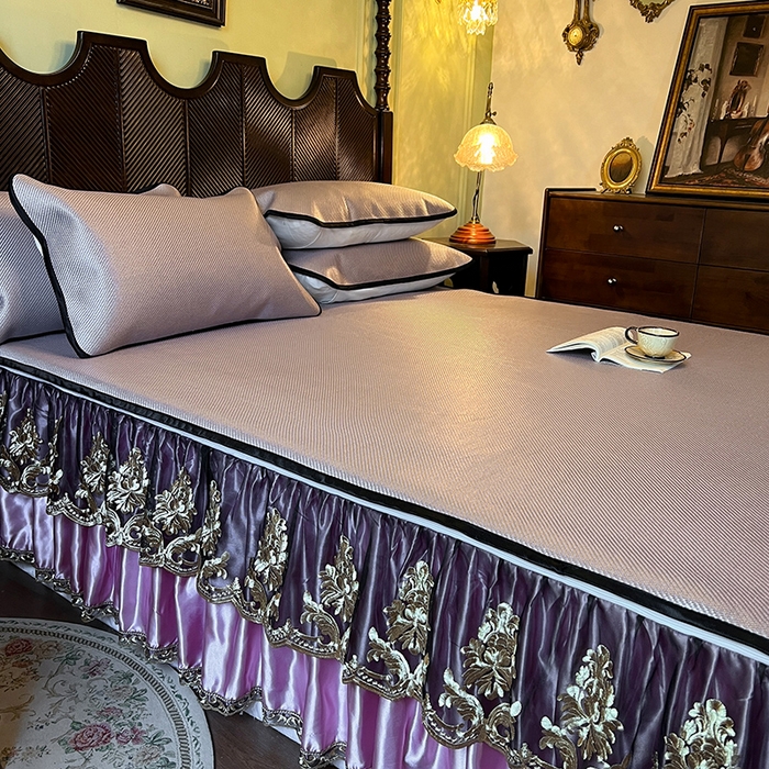 91家纺网 家纺一手货源 找家纺 网红馆2025新款夏日记忆 藤席（裙边可脱卸）卖价不得低于185元 烟粉