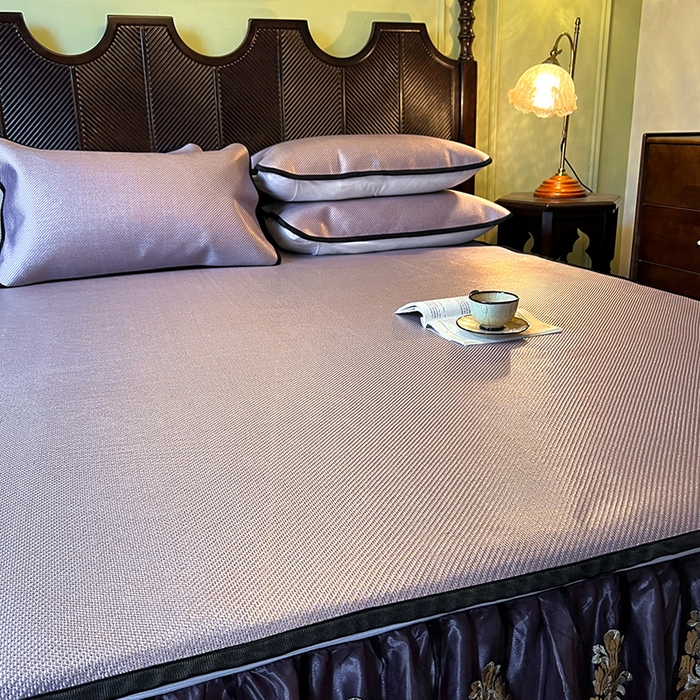 91家纺网 家纺一手货源 找家纺 网红馆2025新款夏日记忆 藤席（裙边可脱卸）卖价不得低于185元 烟粉