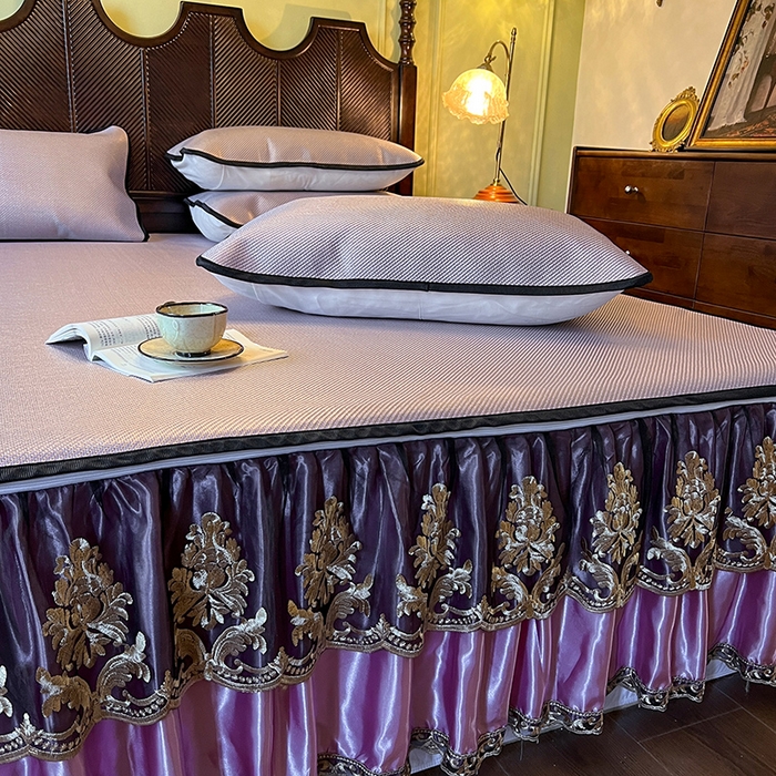 91家纺网 家纺一手货源 找家纺 网红馆2025新款夏日记忆 藤席（裙边可脱卸）卖价不得低于185元 烟粉