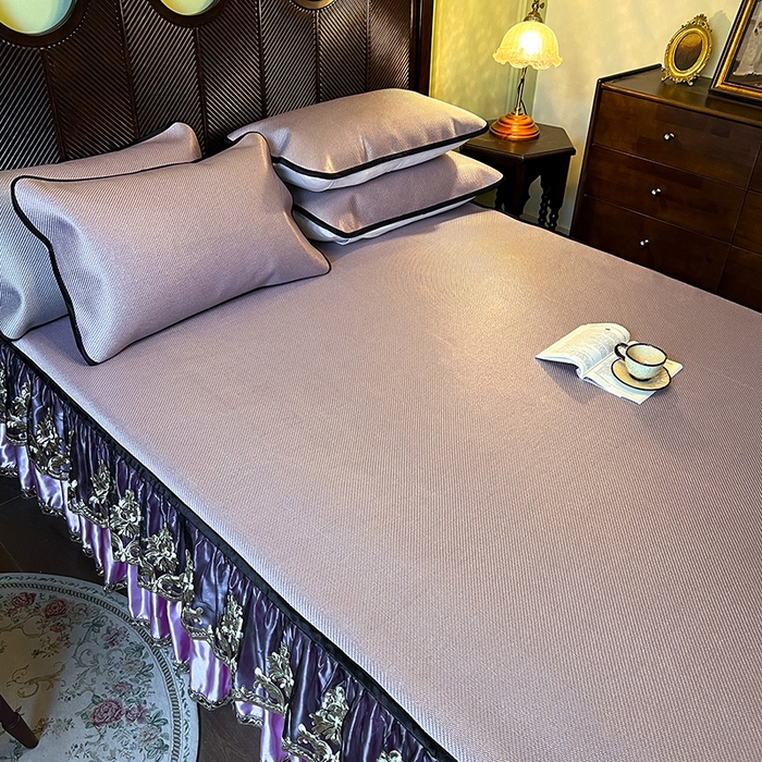 91家纺网 家纺一手货源 找家纺 网红馆2025新款夏日记忆 藤席（裙边可脱卸）卖价不得低于185元 烟粉