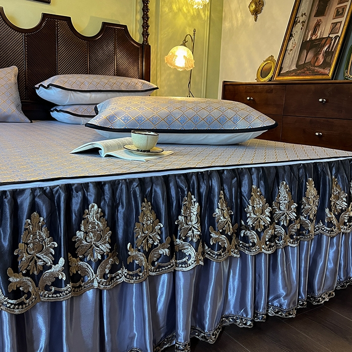 91家纺网 家纺一手货源 找家纺 网红馆2025新款夏日记忆 藤席（裙边可脱卸）卖价不得低于185元 烟色