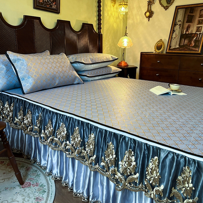 91家纺网 家纺一手货源 找家纺 网红馆2025新款夏日记忆 藤席（裙边可脱卸）卖价不得低于185元 烟色