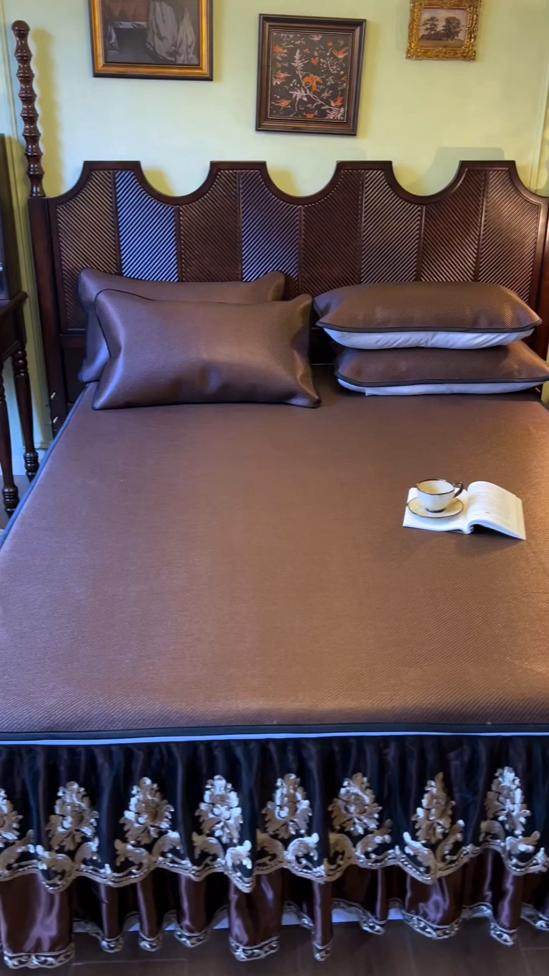 91家纺网 家纺一手货源 找家纺 网红馆2025新款夏日记忆 藤席（裙边可脱卸）卖价不得低于185元 深咖