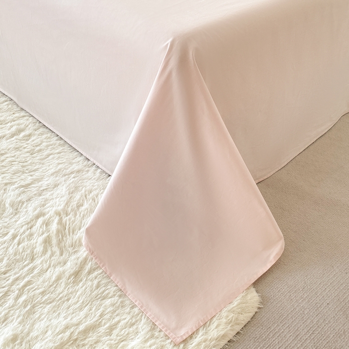 91家纺网 家纺一手货源 找家纺 2025新款小清新全棉纯棉四件套-若溪 茉莉奶白