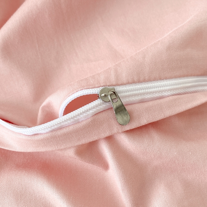 91家纺网 家纺一手货源 找家纺 2025新款小清新全棉纯棉四件套-若溪 杏花粉