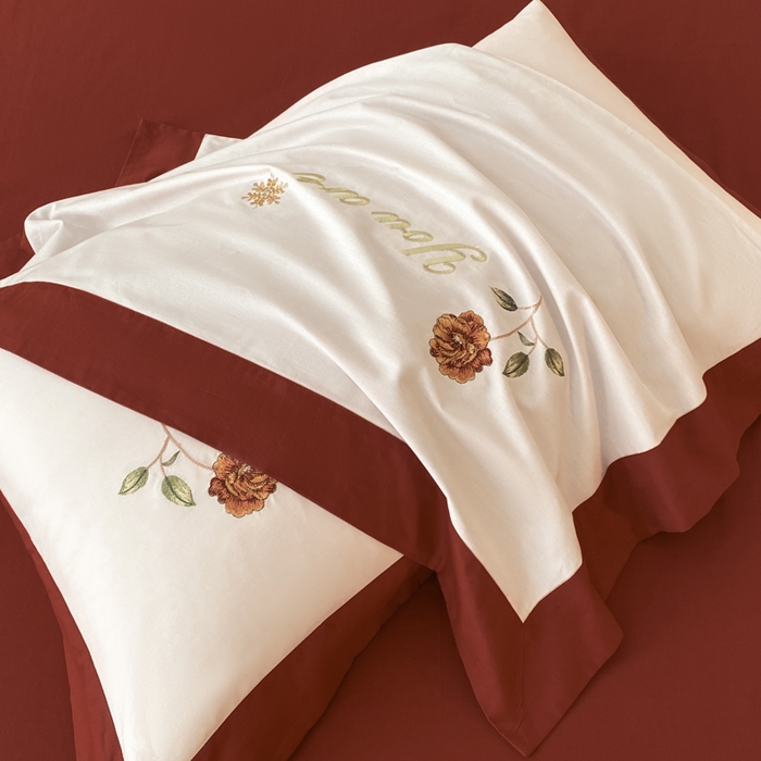 91家纺网 家纺一手货源 找家纺 2025新款小清新全棉纯棉四件套-若溪 雪山粉